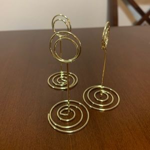 Gold Photo Holder Stems